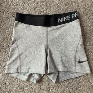 Nike pro spandex shorts - Gray XS